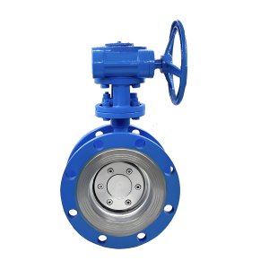 耐高溫硬密封法蘭蝶閥D343H-16C，DN100